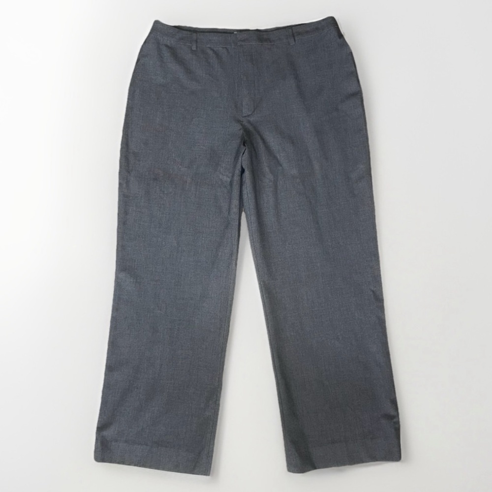 Old Navy Collection Grey Stretch Dress Pants Size 14 Short 28” Office Slacks
